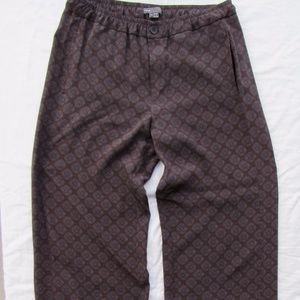 VINCE 100% SILK Brown Loose Fit Sz S /P