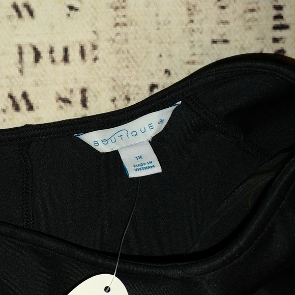 Cold Shoulder 3/4 Sleeve Bodycon Dress Plus Size - Picture 5 of 6