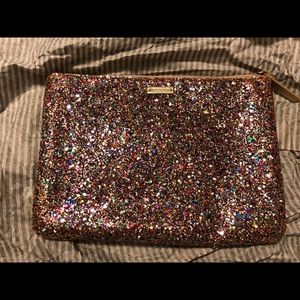 NWOT Kate Spade Rainbow Glitter Pouch