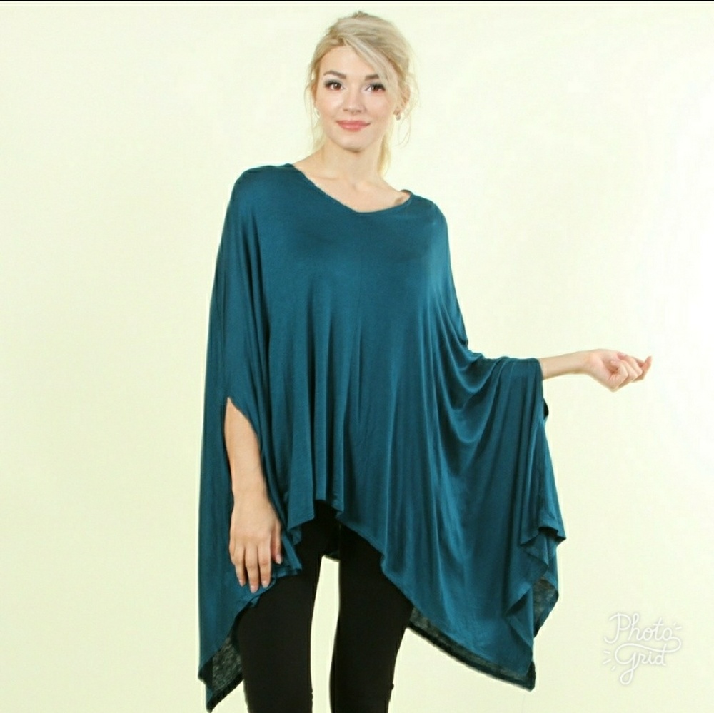 🆕 EVERLY EXTRA WIDE DRAPING TUNIC.