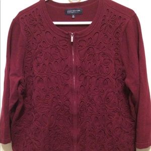 Jones New York Zip Sweater