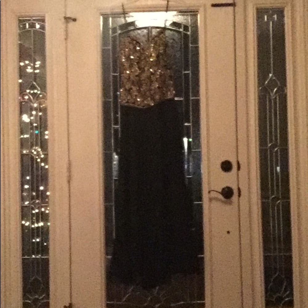 Formal dress black/gold