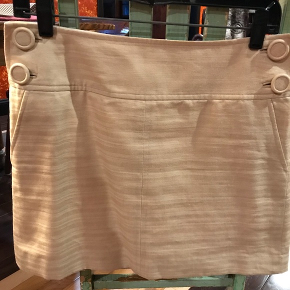 Elegant banana republic mini linen skirt - Picture 9 of 11
