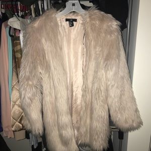 Pink Faux Fur Jacket