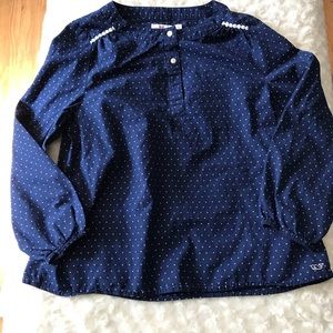 Vineyard vines tunic girls size 14 - navy blue