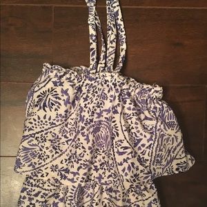 Paisley maternity maxi dress