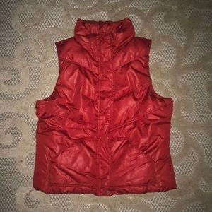 Old Navy Red Puffer Vest