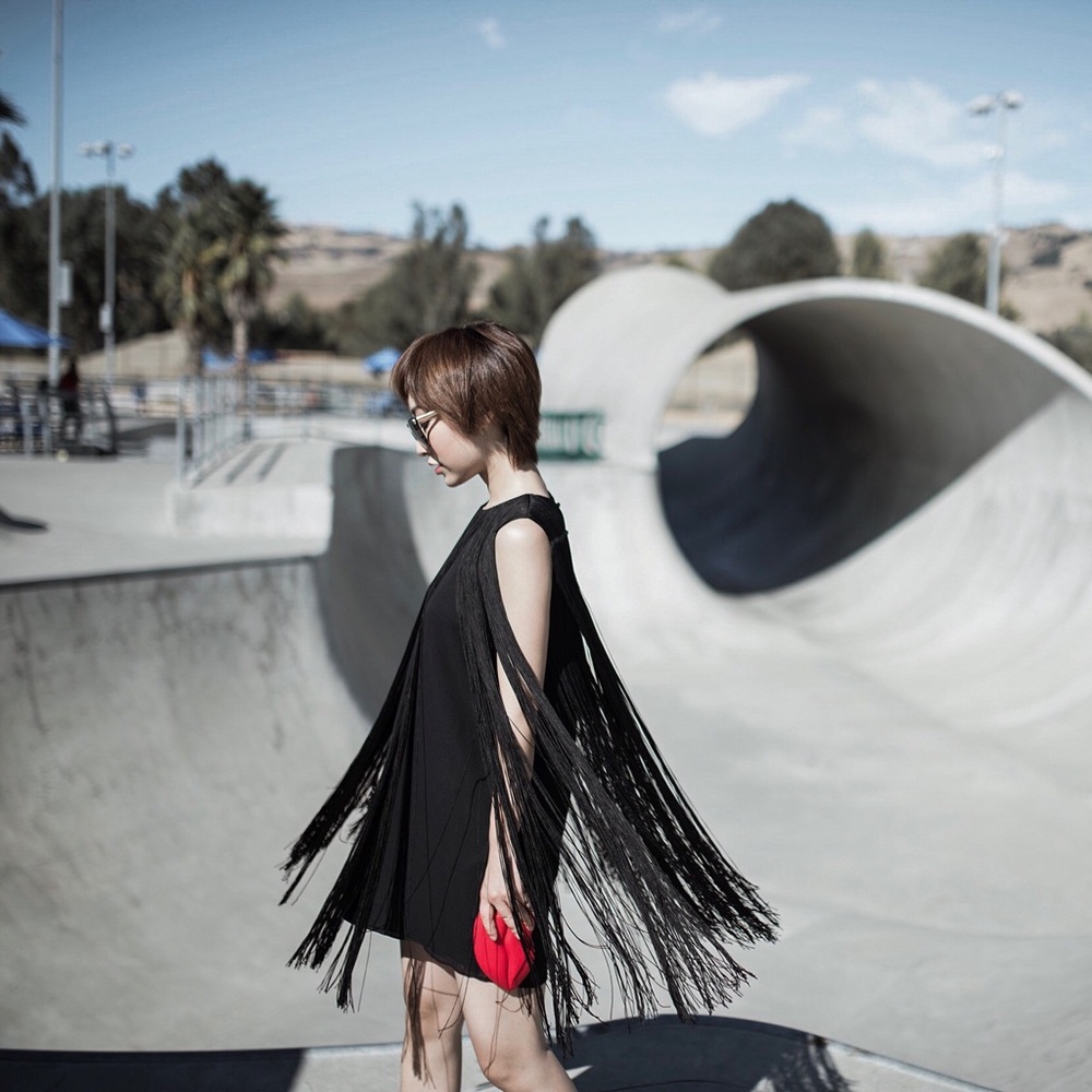 Rachel Zoe black dress