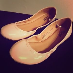 Mossimo Ona Blush Patent Leather Ballet Flats 6.5W