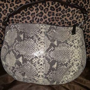 Banana Republic Snake Skin Print Hobo