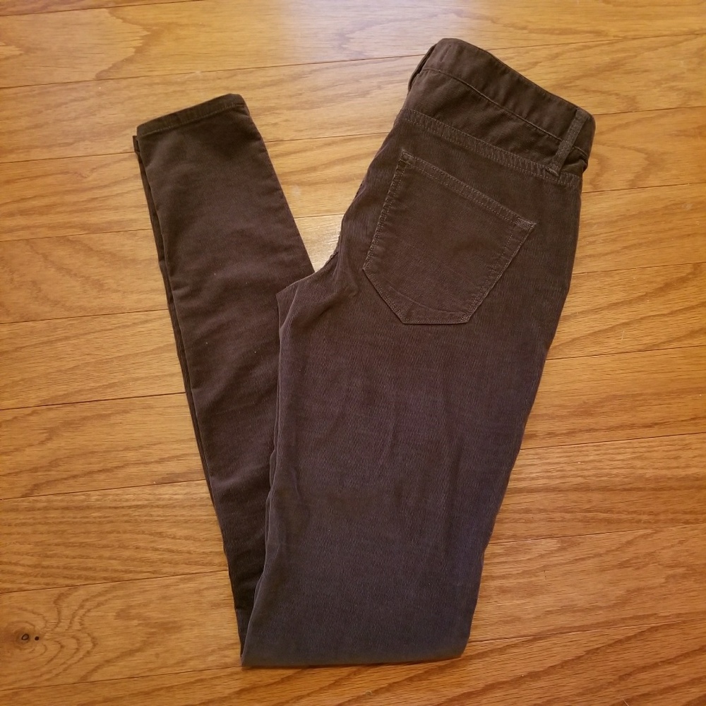 Madewell Brown Skinny Corduroy Pants Size 24x32