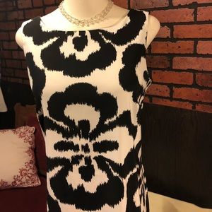 Alyx Sheath Dress- Black and White Pattern size 12