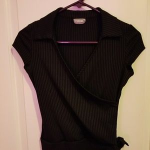 Black wrap top