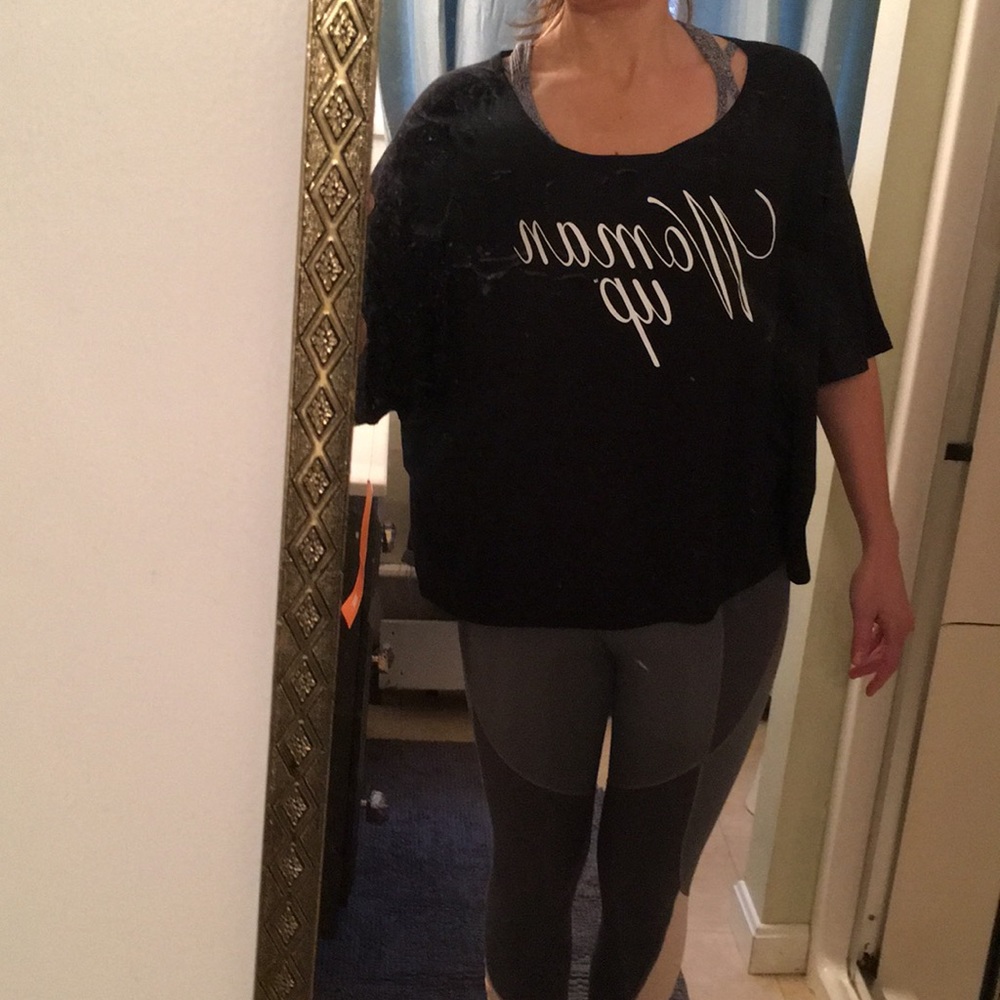 NWT Lucy 'woman up' shirt