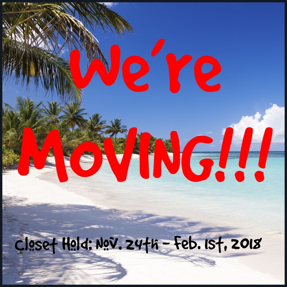 ✈️🏝 MOVING CLOSET HOLD 🏝✈️