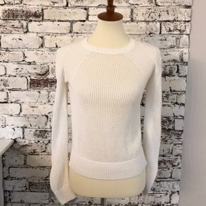NWOT Athleta Loose Knit White Sweater