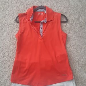 Annika Cutter and Buck sleeveless golf top