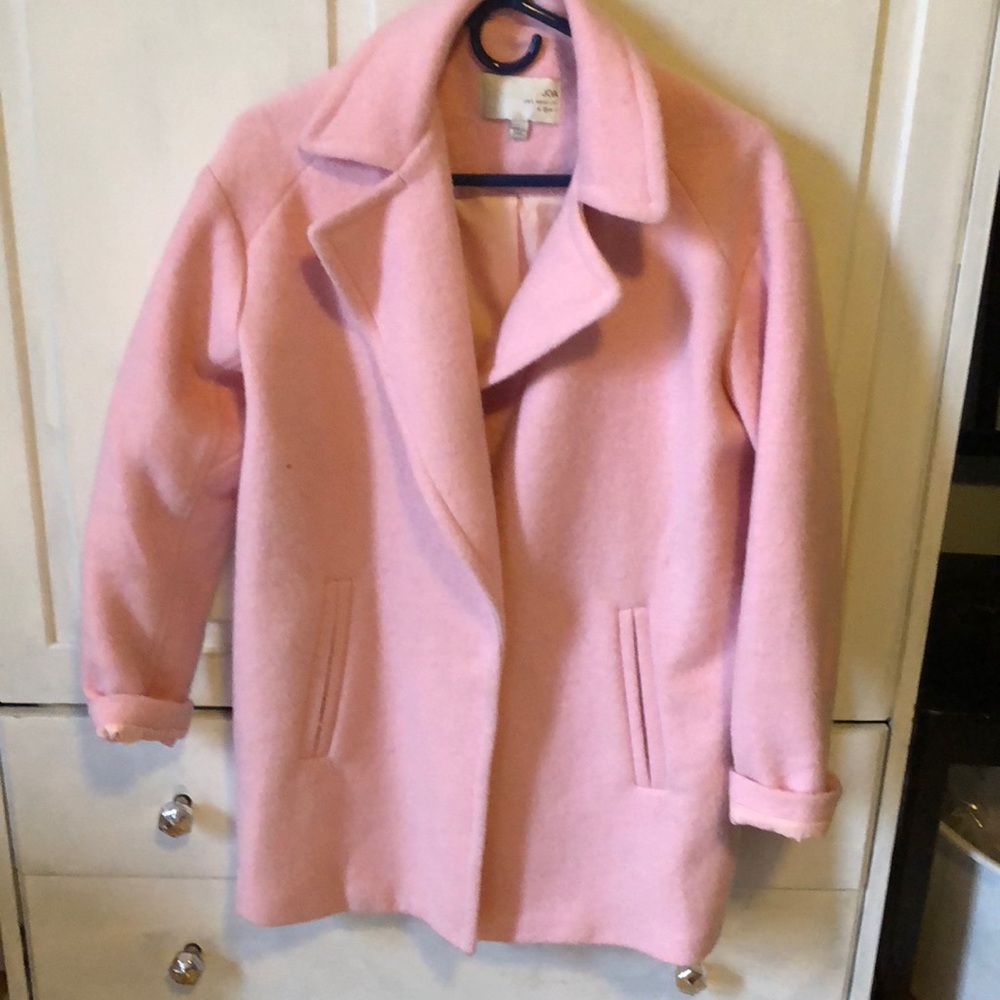 Pink car coat