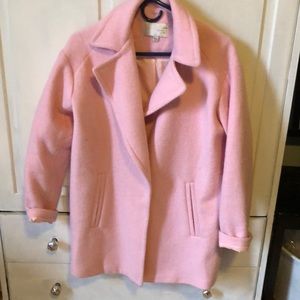 Pink car coat