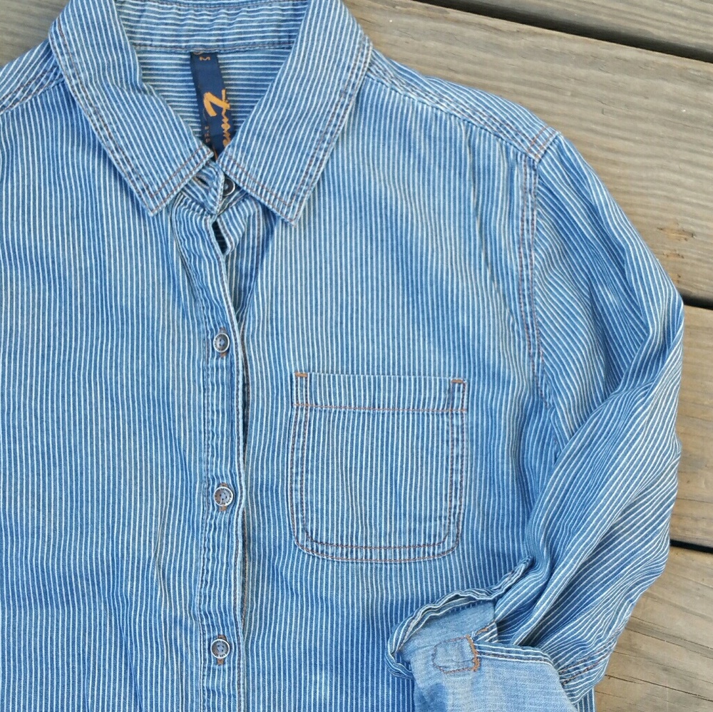 Chambray railroad shirt