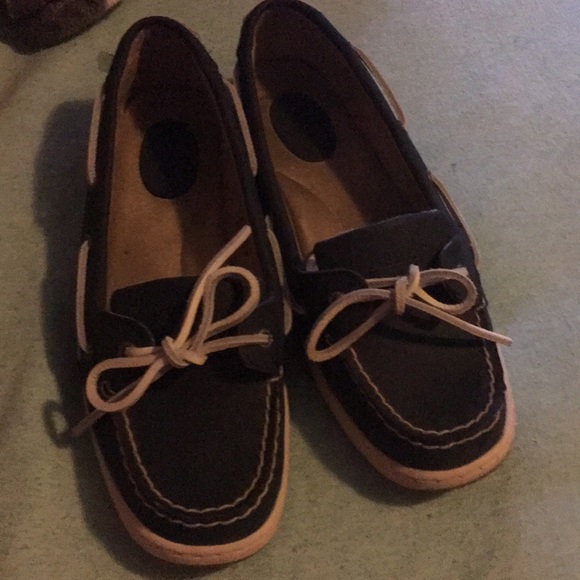 Navy Boat Shoes - Picture 2 of 3