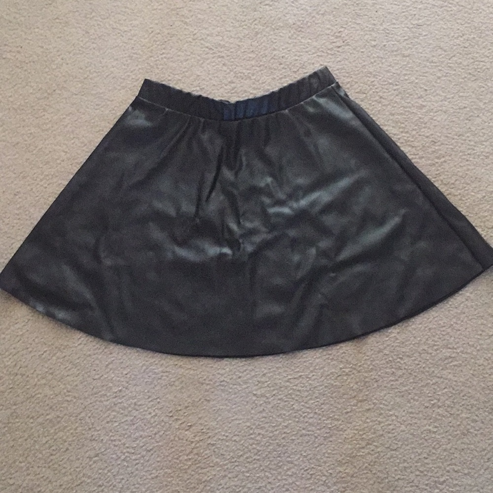 Pleather skirt
