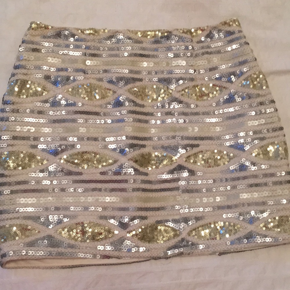 Sequin skirt