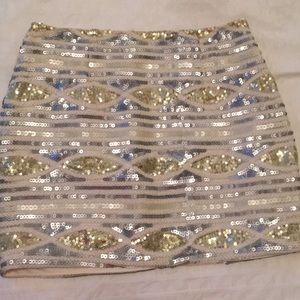 Sequin skirt