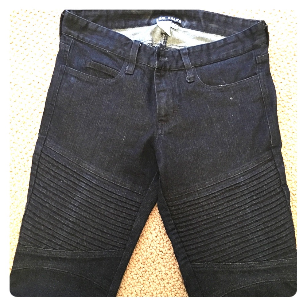 Beautiful Earl Sacko moto skinny leg denim.