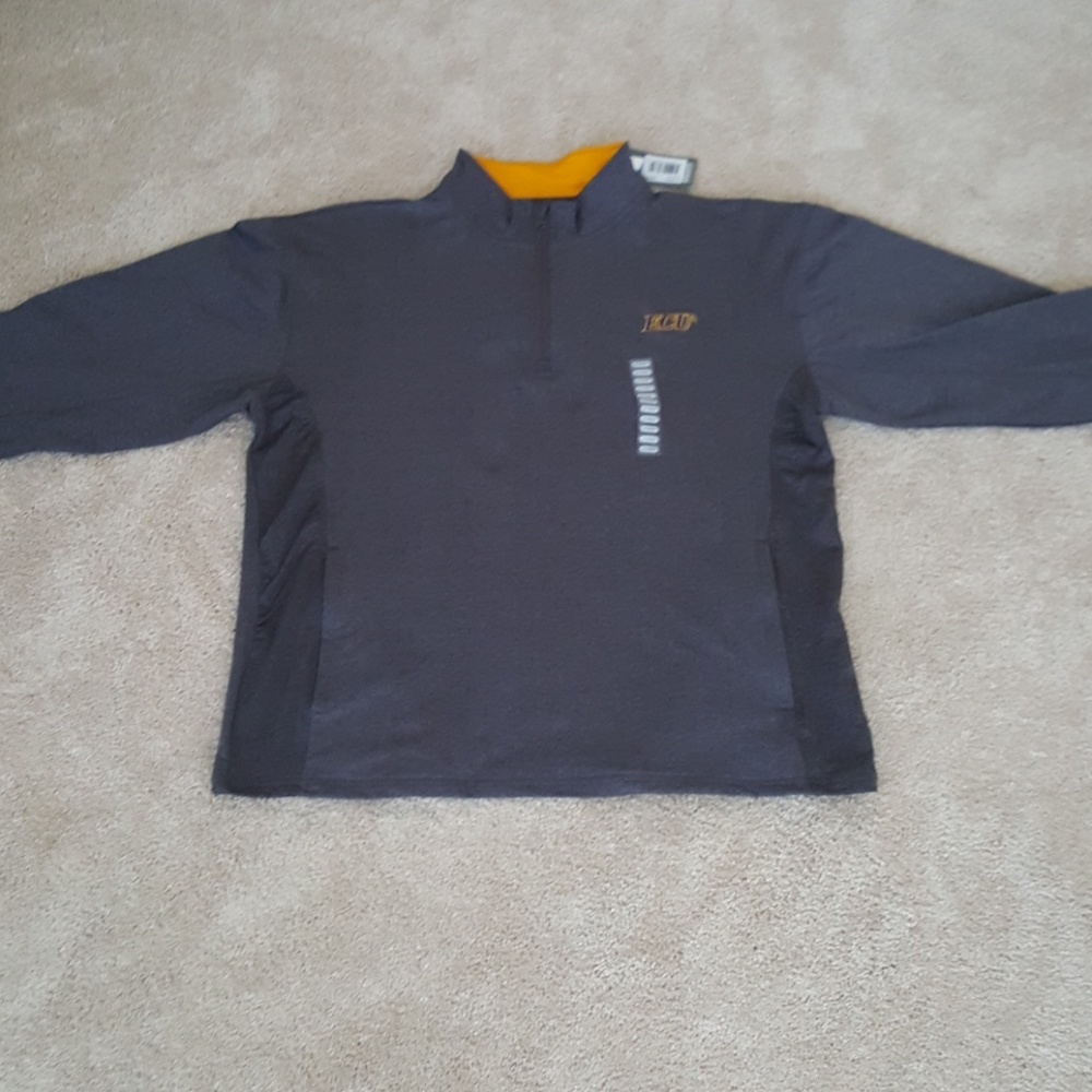NWT  East Carolina University grey fleece lined pu