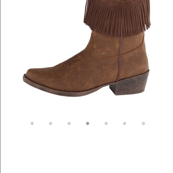 Toddler snip toe boots size 7 - Picture 4 of 5