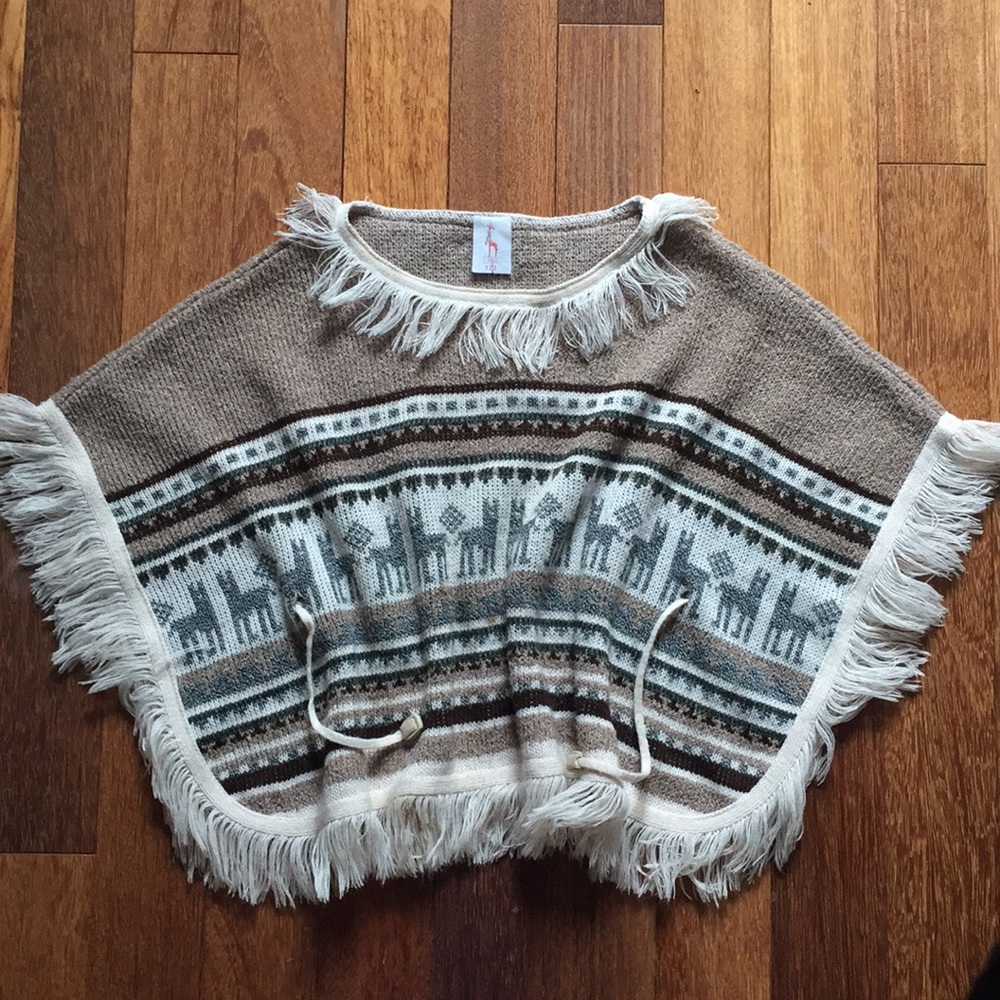 Girls Cute poncho