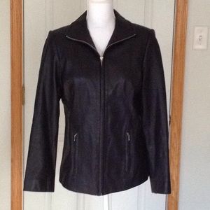 Valerie Stevens LAMBSKIN LEATHER jacket