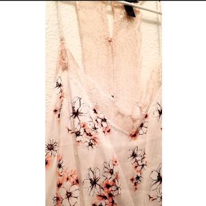Lace trim Floral Camisole