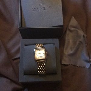 Michele gold watch