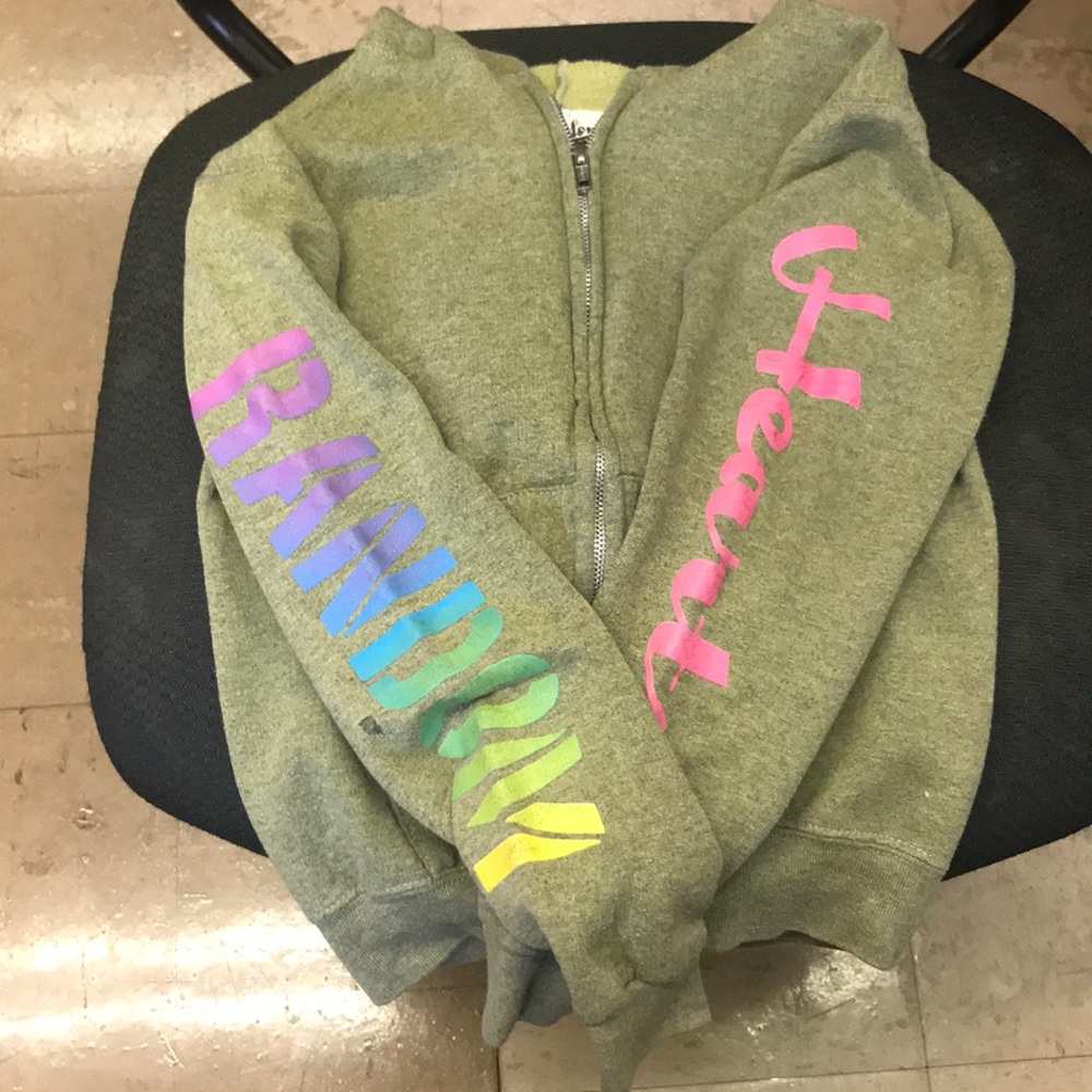Random Hearts girls sweatshirt