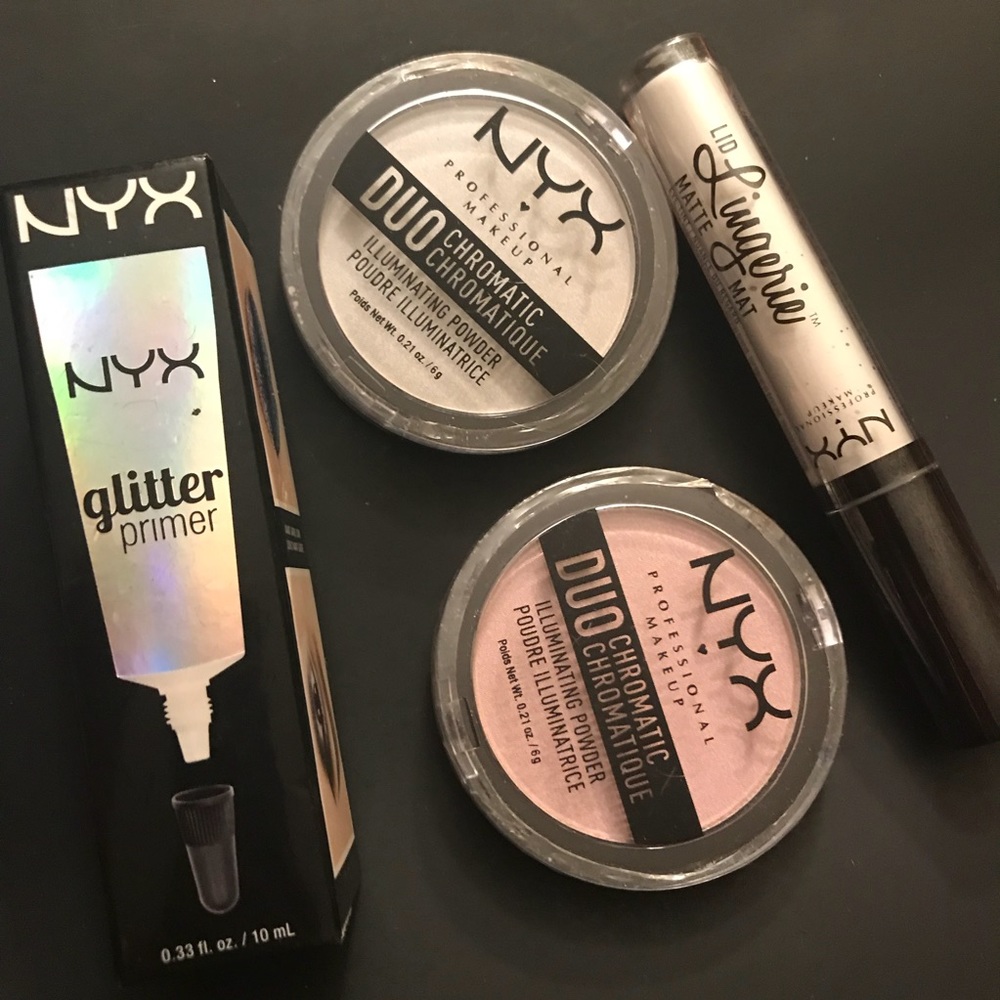 4 🆕 NYX Highlighter/Primer Lot