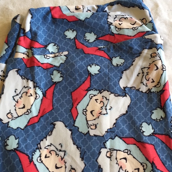 LuLaRoe Pants - LuLaRoe TC2 Christmas 2017 Santa Leggings