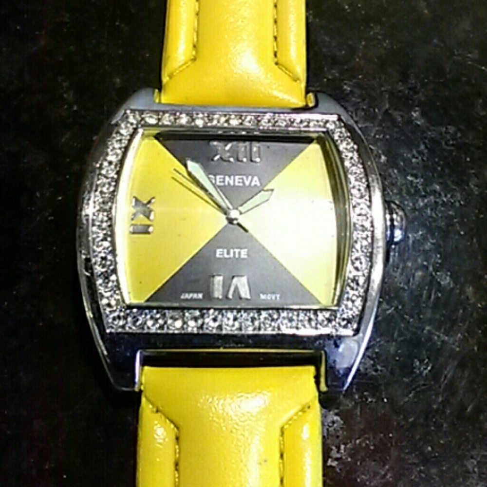 Large Face Geneva Watch