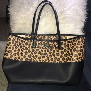 Tory burch Kerrington leopard print tote