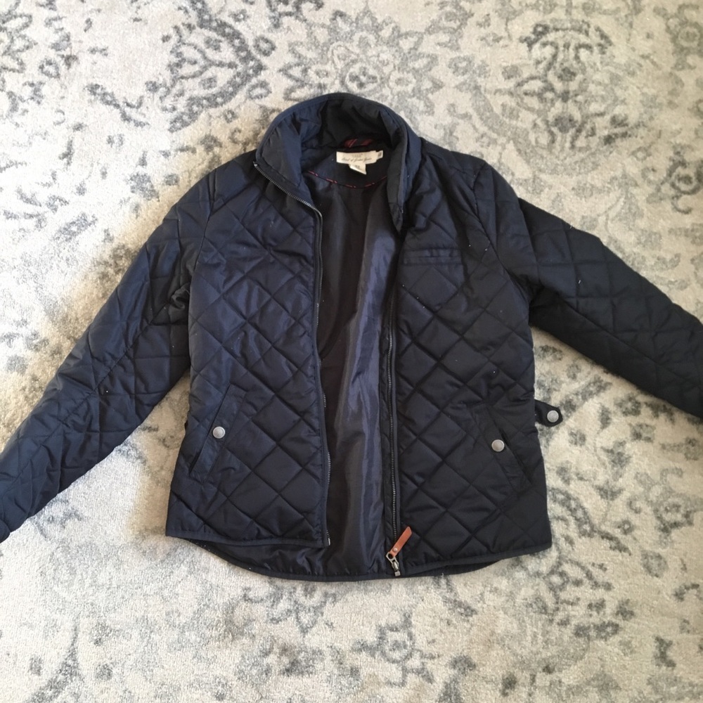 H&M Navy Lightweight Quilted Fall Jacket