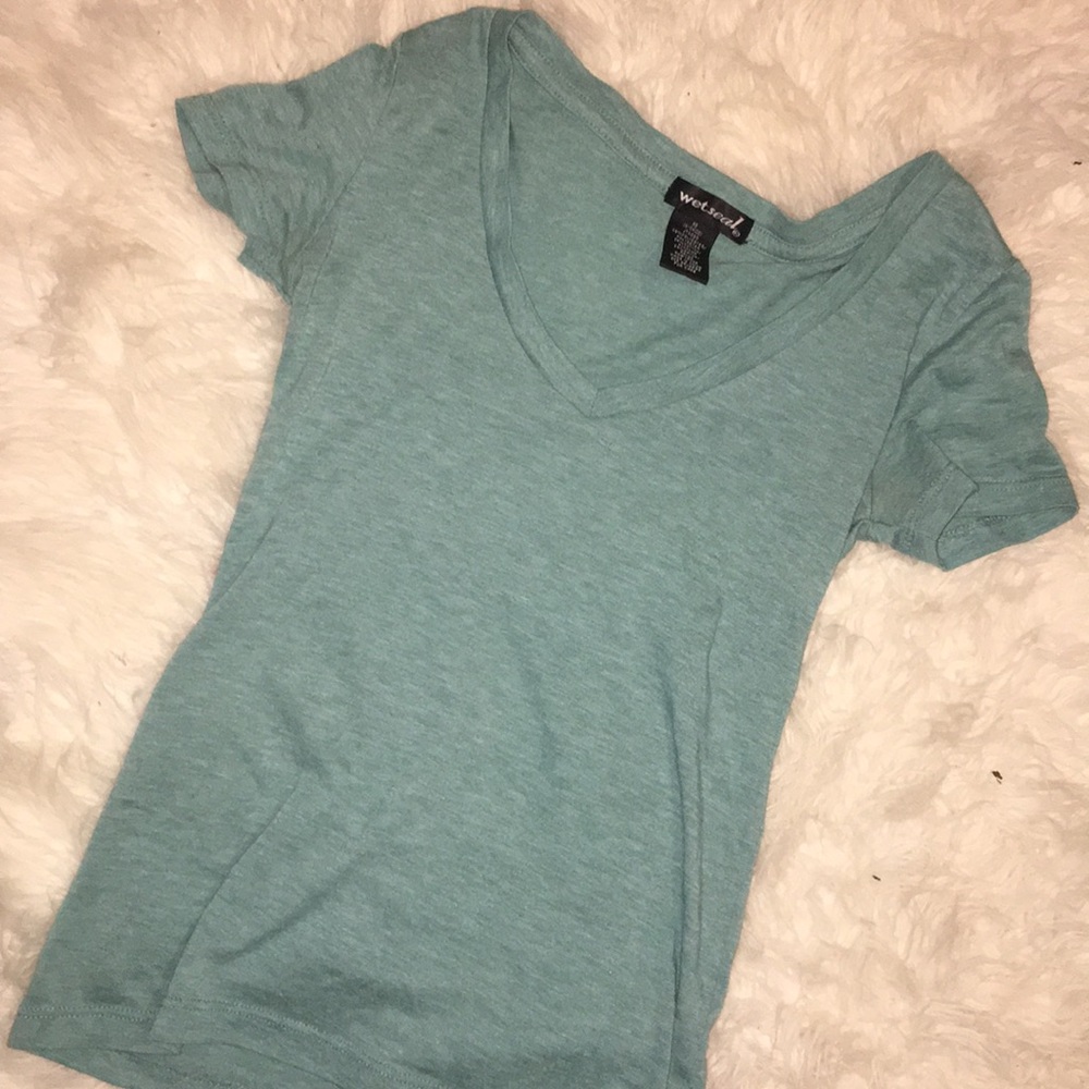Wet seal V-neck.