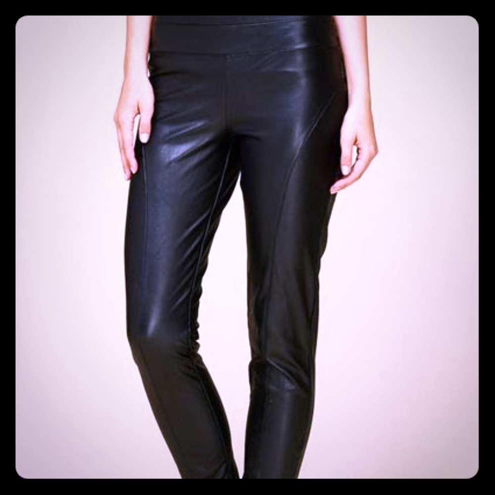 Faux Leather high waisted pants