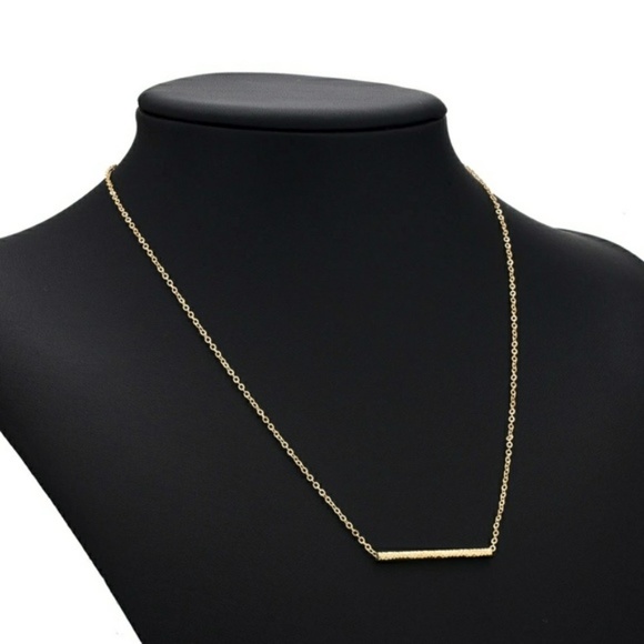 Horizontal Bar Balance Mantra Necklace - Picture 7 of 7