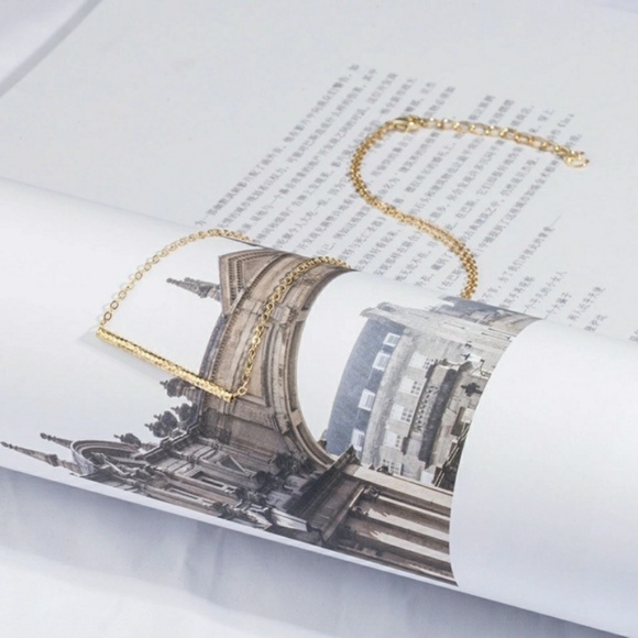 Horizontal Bar Balance Mantra Necklace - Picture 4 of 7