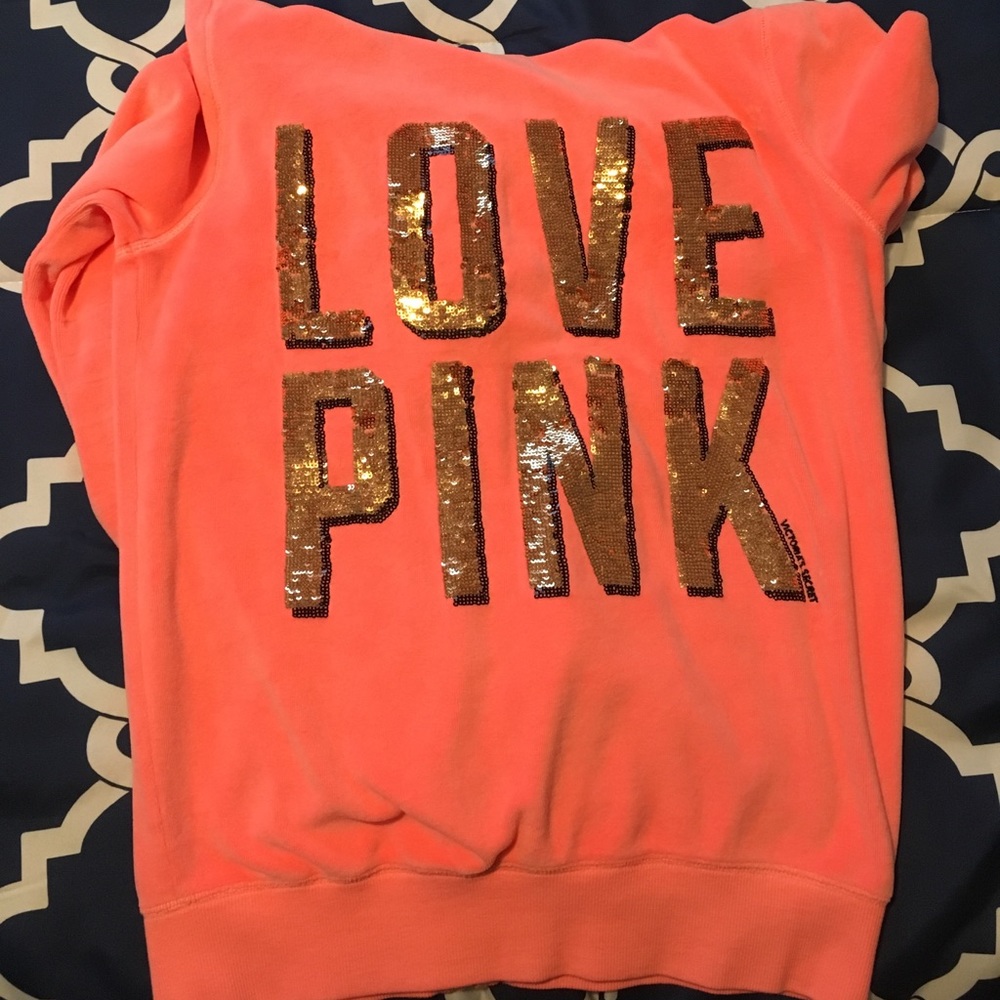 victoria secret pink velvet jacket