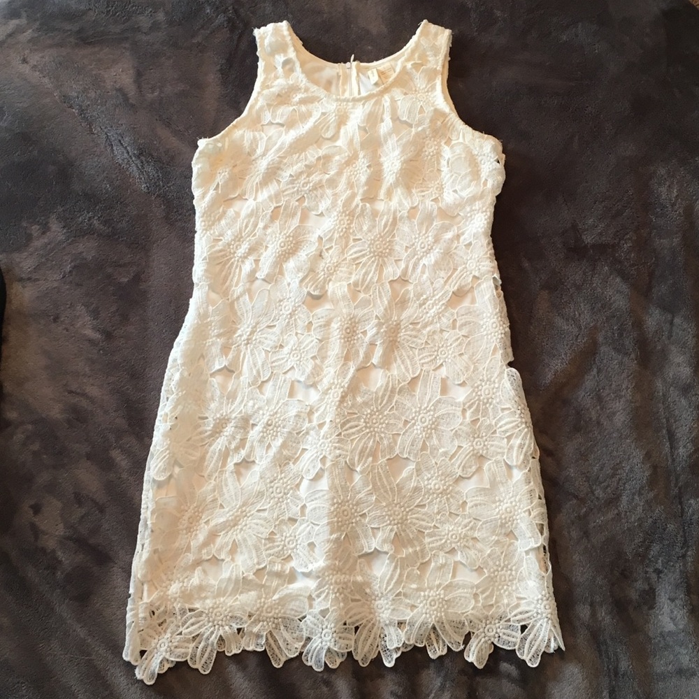 Japna white lace dress