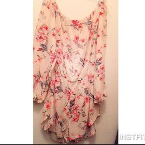 Floral long sleeve Romper