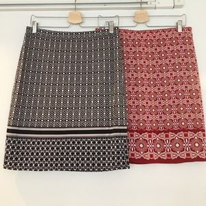 *Bundle* 2 Max Studio Printed Pencil Skirts Medium