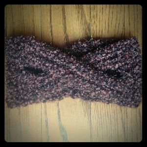Brown Speckled Knit Headband